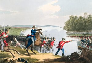 ウェリントン公爵が決めたワーテルローの戦い」1815年 1816年 作： Matthew Dubourg