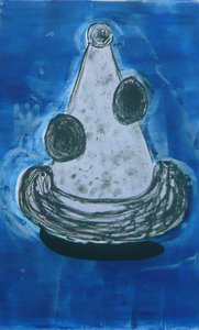 自画像 2008年（リトグラフ）