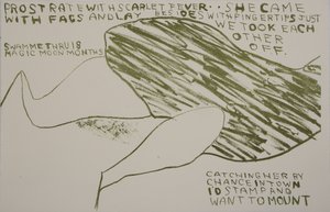 She came with fags, 2009 (リトグラフ)