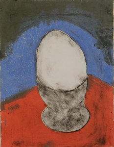 The bachelors perfect egg 1, 2010（ドライポイント＆ステンシル）