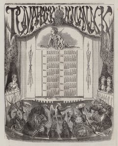 1869年版トマホーク・アルマナック（カラーリトグラフ 作： マシュー 