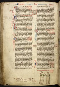 フリードリヒ2世とイザベラ・オブ・イングランドの結婚（王室14 C VII, f.123v 作： Matthew Paris