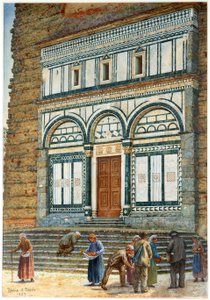 フィエーゾレのバディア、フィレンツェ、イタリア 作： Matthew Thomas Rooke