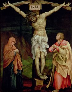 はりつけ、1525年頃（パネルに油彩） 作： Matthias (c.1480 1528) Grunewald