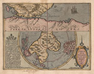Chica sive Patagonica et Australis Terra From Geographisches Handtbuch、1600 作： Matthias Quad
