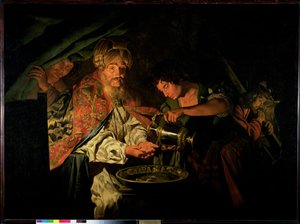 手を洗うピラト 作： Matthias Stomer