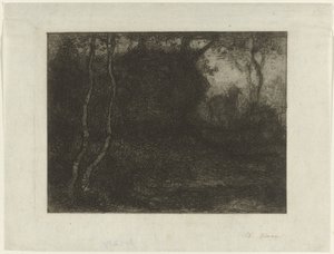 子供と森 作： Matthijs Maris