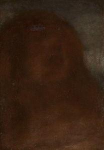 「色白美人」と呼ばれる女性の頭部 作： Matthijs Maris