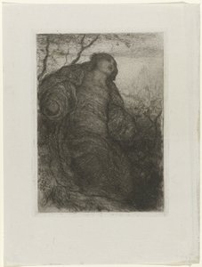 木の下の女性 シャロットの貴婦人 作： Matthijs Maris