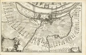 カイザースヴェールト包囲戦、1702年 Plan de la Ville de Keyserswert (オブジェクトのタイトル)