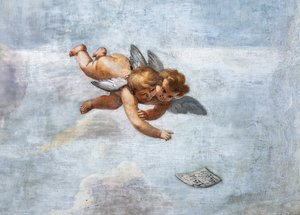 天使のコンサート、詳細 作： Mattia (1613 99) Preti