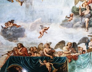 天使のコンサート、詳細 作： Mattia (1613 99) Preti