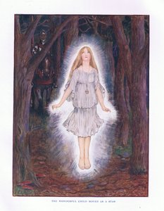 星のように動いた素晴らしい子供、イラスト、レディアン童話、1914 作： Maud Tindal Atkinson