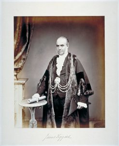 ジェームズ・フィギンズ、ロンドン保安官、シュリーヴァルの衣装、c1865 作： Maull and Co