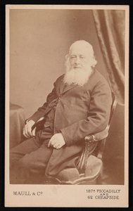 ジョン・グールドの肖像 1804～1881年、1875年以前。 作： Maull and Co