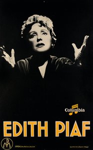 エディット・ピアフ」を描いたポスター、1920年頃（リトグラフ） 作： Maurice (after) Seymour