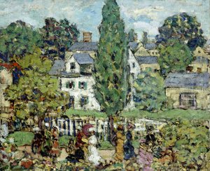 午後の散歩、夏、 作： Maurice Brazil Prendergast