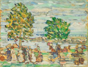 夜明け、1913 作： Maurice Brazil Prendergast