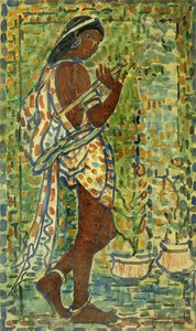 ヒンドゥーダンサー、1910〜1913年 作： Maurice Brazil Prendergast