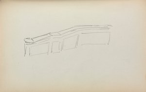 イタリアのスケッチブック：正方形と長方形59ページ、1898〜1899年。 作： Maurice Brazil Prendergast
