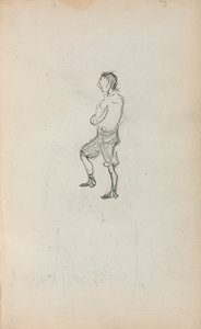 イタリアのスケッチブック：Standing Boy page 245、1898-1899。