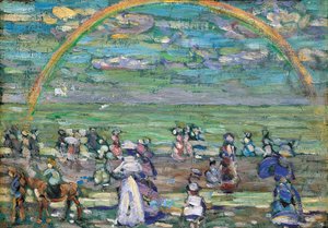 レインボー、1905 作： Maurice Brazil Prendergast