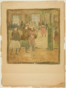 ストリートシーン 作： Maurice Brazil Prendergast