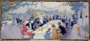 結婚式の饗宴 作： Maurice Chabas