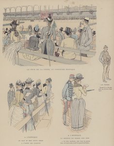 Paris Brillant」のイラスト（カラーリトグラフ 作： Maurice Charles Mathieu Bonvoisin