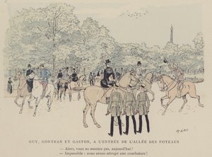 Paris Brillant」のイラスト（カラーリトグラフ 作： Maurice Charles Mathieu Bonvoisin