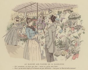 Paris Brillant」のイラスト（カラーリトグラフ 作： Maurice Charles Mathieu Bonvoisin