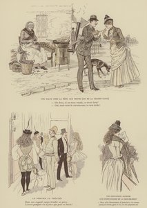 Paris Brillant」のイラスト（カラーリトグラフ 作： Maurice Charles Mathieu Bonvoisin