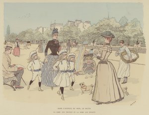 Paris Brillant」のイラスト（カラーリトグラフ 作： Maurice Charles Mathieu Bonvoisin
