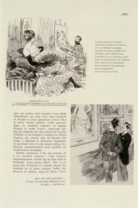 肖像画のために最初に座った、1895 作： Maurice Charles Mathieu Bonvoisin