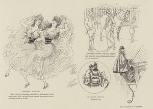火星によるロンドンの生活のイラスト 作： Maurice Charles Mathieu Bonvoisin