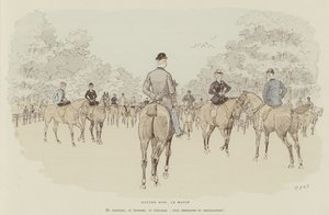 火星によるロンドンの生活のイラスト 作： Maurice Charles Mathieu Bonvoisin