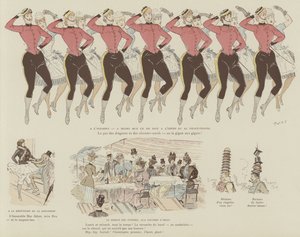 火星によるロンドンの生活のイラスト 作： Maurice Charles Mathieu Bonvoisin