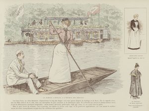 火星によるロンドンの生活のイラスト 作： Maurice Charles Mathieu Bonvoisin