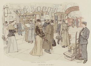 火星によるロンドンの生活のイラスト 作： Maurice Charles Mathieu Bonvoisin
