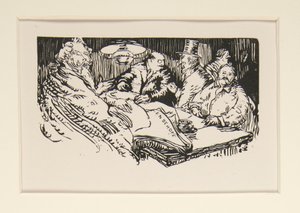 ラ・パンセの露天商、挿絵、p. 47 作： Maurice Delcourt