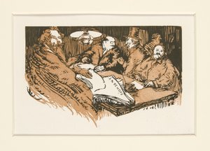 ラ・パンセの露天商、挿絵、p. 47 作： Maurice Delcourt