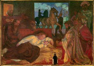 マギの崇拝 作： Maurice Denis