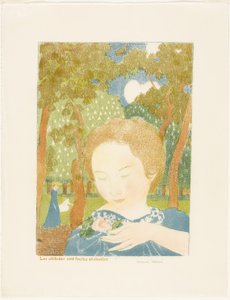態度は簡単で貞淑、愛からプレート 2 作： Maurice Denis