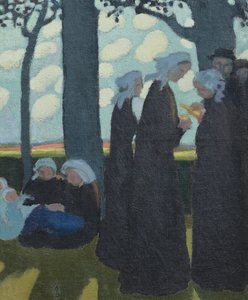 ビニック付近の夜、1895年頃 作： Maurice Denis