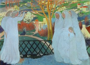 墓の聖女、1894 作： Maurice Denis