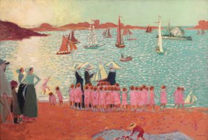 1913年のサマーキャンプサマーキャンプ。 作： Maurice Denis