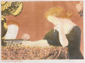Love：Our Souls、in Slight Gestures、1892-1898 published 1911。 作： Maurice Denis