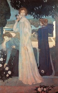 マドモアゼル・イヴォンヌ・ルロレの3つの側面 作： Maurice Denis