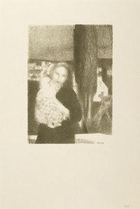 Maternite au cypres（檜の下の母子 作： Maurice Denis