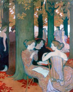 ミューズ、1893 作： Maurice Denis